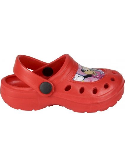 Minnie Mouse červené dievčenské nazúvaky