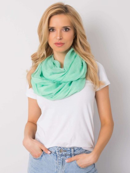 Mintová šatka s trblietkami