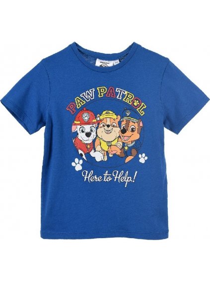 Modré chlapčenské tričko Paw Patrol