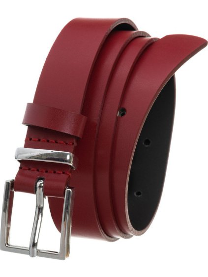 Červený dámsky opasok