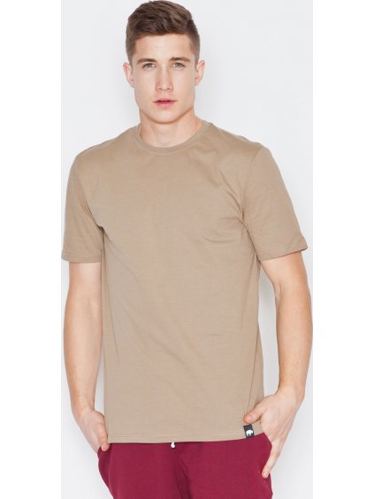 Béžové bavlnené tričko