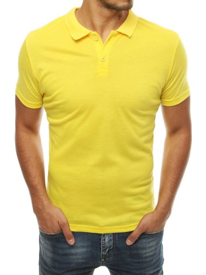 Pánska žltá polokošeľa