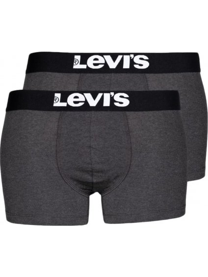 TMAVOSIVÁ SADA BOXERIEK LEVI'S TRUNK 2 PAIRS BRIEFS