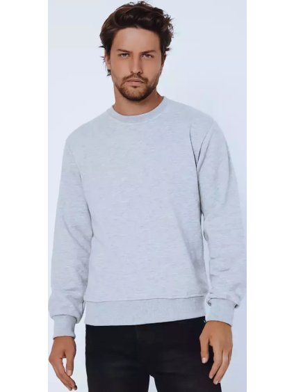 Svetlo šedá pánska mikina