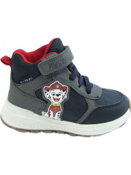 Sivo-čierne členkové tenisky Paw Patrol