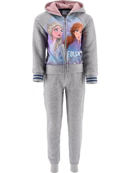 ŠEDÁ TEPLÁKOVKA PRE DIEVČATÁ DISNEY FROZEN