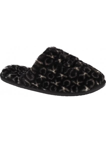 ČIERNE DÁMSKE NAZUVÁKY CALVIN KLEIN SLIPPER MULE FUR MONO