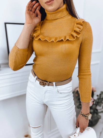 Žltý rolák s volánom NOAH