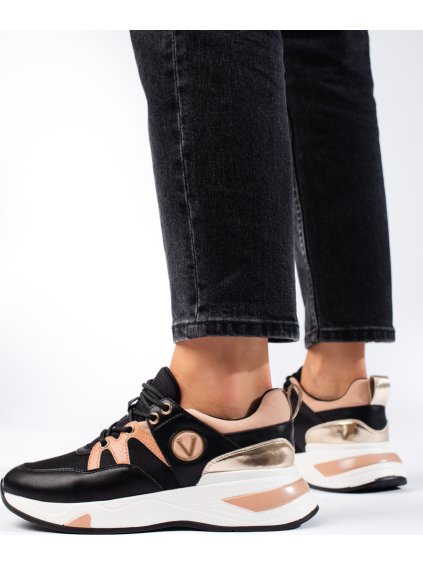 ČIERNE ŠTÝLOVÉ SNEAKERSY VINCEZA