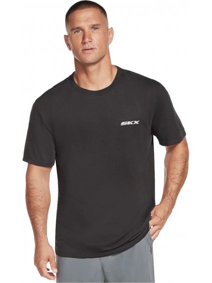 Čierne pánske tričko Skechers Dri-Release SKX Tee