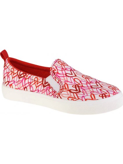 VZOROVANÉ DÁMSKE TENISKY SKECHERS POPPY DRIPPIN LOVE