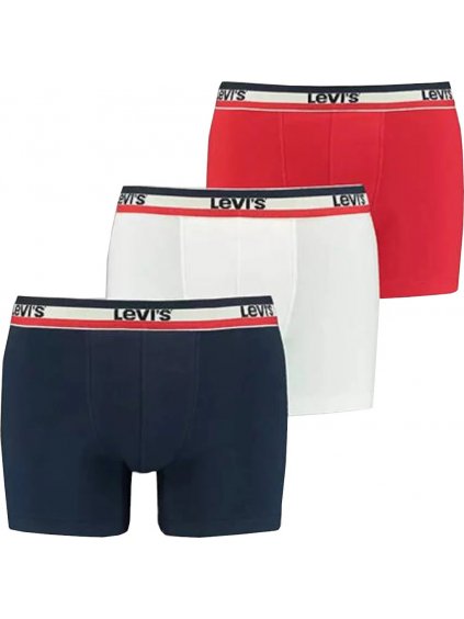 FAREBNÁ SADA BOXERIEK LEVI'S BOXER 3 PAIRS BRIEFS