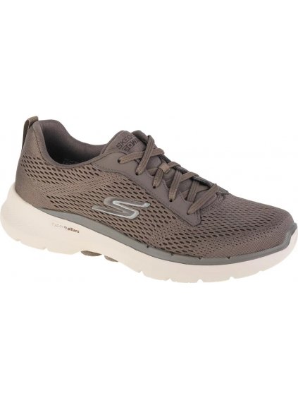 Hnedé pánske tenisky Skechers Go Walk 6 Avalo