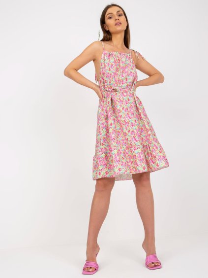 Farebné kvetované šaty