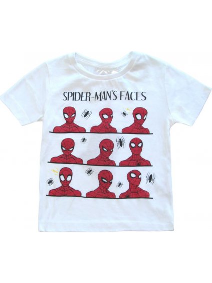 Spider Man - chlapčenské biele tričko