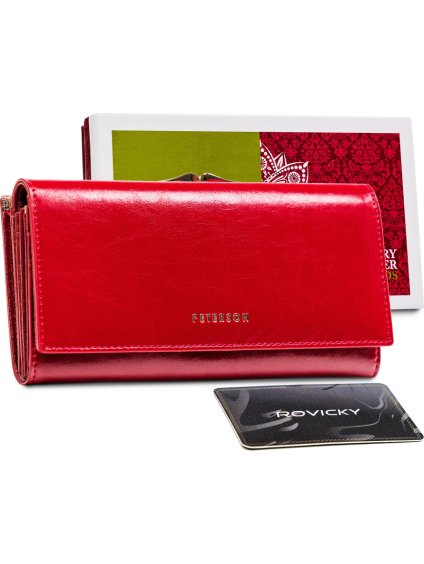 Peterson Červená peňaženka Y017
