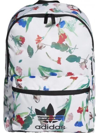 Vzorovaný biely batoh adidas Classic Backpack
