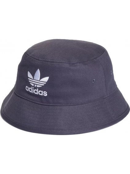 Sivý pánsky klobúk adidas Adicolor Trefoil Bucket Hat