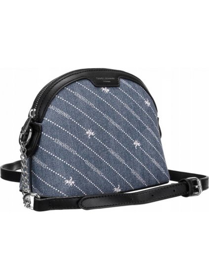 David Jones modrá džínsová crossbody kabelka