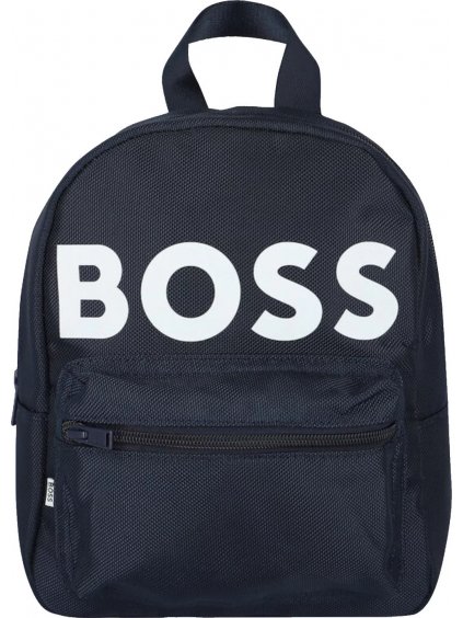 TMAVOMODRÝ BATOH BOSS LOGO BACKPACK