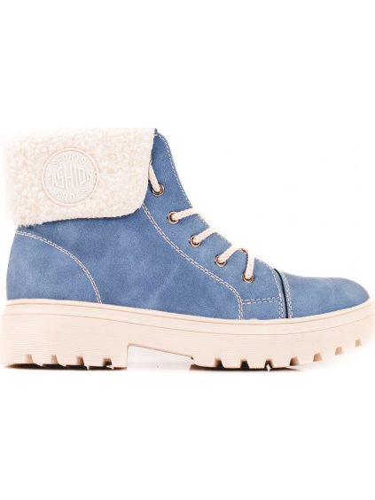 Dámske traperky s kožúškom