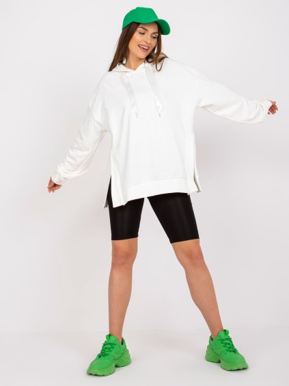 Smotanová dámska oversize mikina