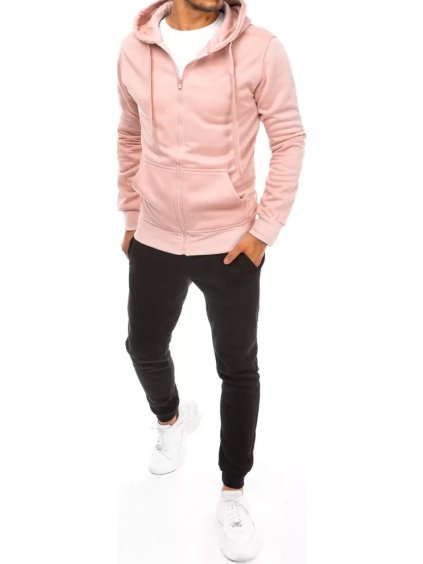 Tepláková súprava - svetloružová / čierna