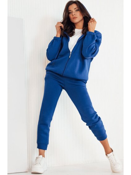 Modrá tepláková súprava na zips AMILIA PREMIUM