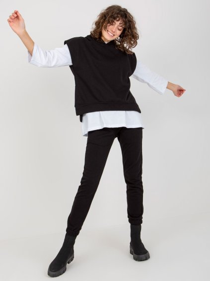 Čierna trojdielna súprava