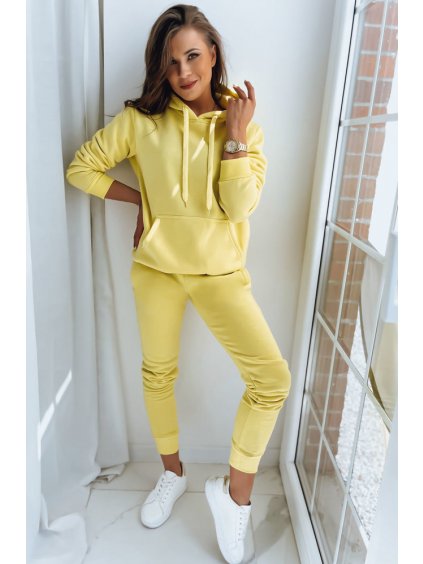 Žltá mikina s kapucňou BASIC