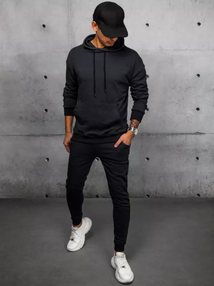 Čierna pánska basic teplákovka