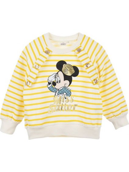 ŽLTO PRUHOVANÁ MIKINA DISNEY MINNIE SAILOR