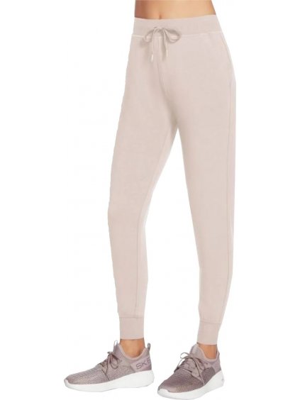 SVETLORUŽOVÉ DÁMSKE TEPLÁKY SKECHERS RESTFUL JOGGER PANT