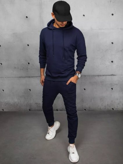 Tmavomodrá pánska tepláková súprava