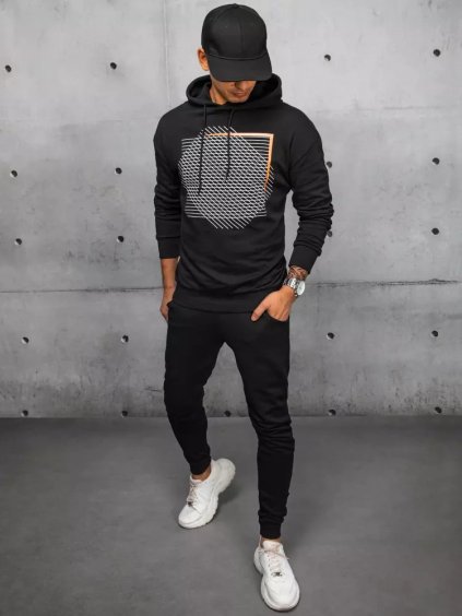 Čierna pánska tepláková súprava