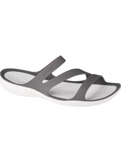 Sivé dámske nazuváky Crocs W Swiftwater Sandals