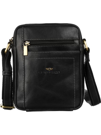 Peterson Čierna crossbody z kože