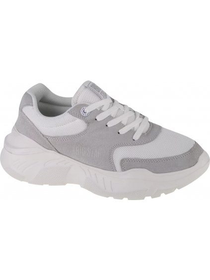 Bielo-sivé dámske tenisky Big Star Shoes
