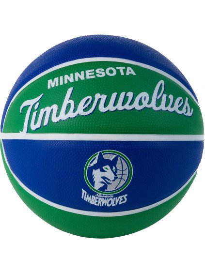 WILSON TEAM RETRO MINNESOTA TIMBERWOLVES MINI BALL