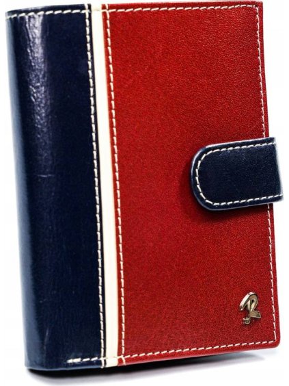 Rovicky Modro-červená peňaženka so zapínaním L124