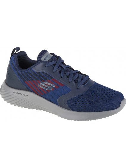 TMAVOMODRÉ PÁNSKE TENISKY SKECHERS BOUNDER VERKONA