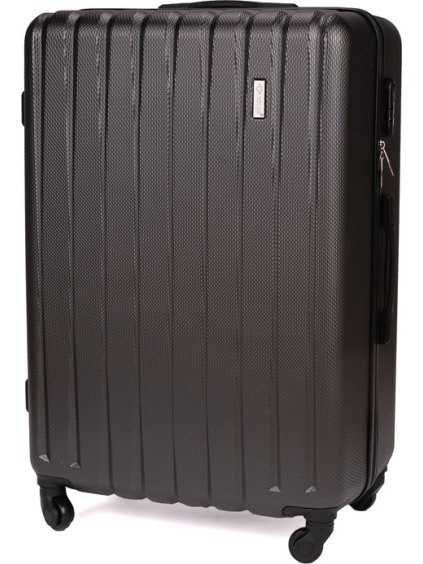 Solier tmavosivý cestovný kufor veľ. M