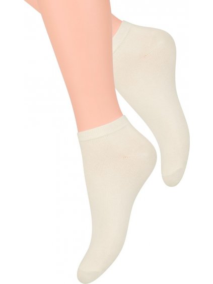 Smotanové členkové dámske ponožky Art. 052
