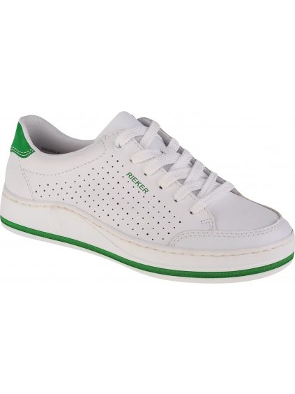 BIELO-ZELENÉ DÁMSKE TENISKY RIEKER SNEAKERS M5907-80