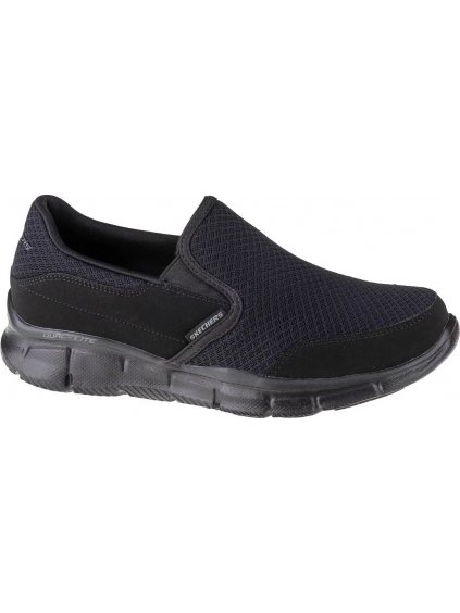 ČIERNE PÁNSKE SLIP ON TENISKY SKECHERS EQUALIZER