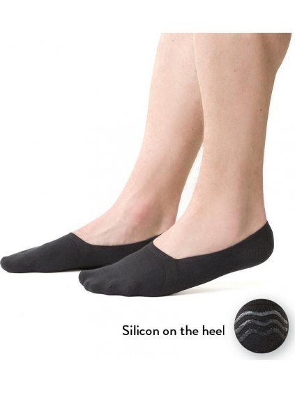 Čierne krátke dámske ponožky Art.058