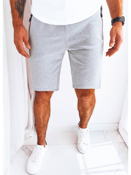 Svetlosivé pohodlné šortky