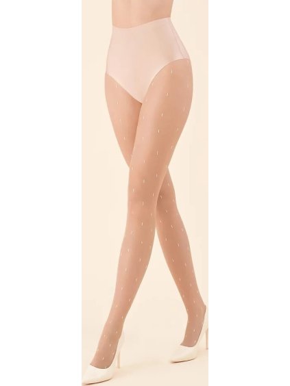 Vzorované silonky Gabriella 413 Navel 20 den