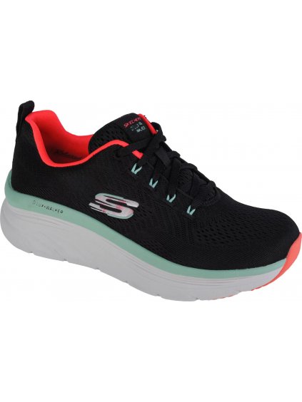 ČIERNE ŠPORTOVÉ TENISKY SKECHERS D'LUX WALKER - FRESH FINESSE