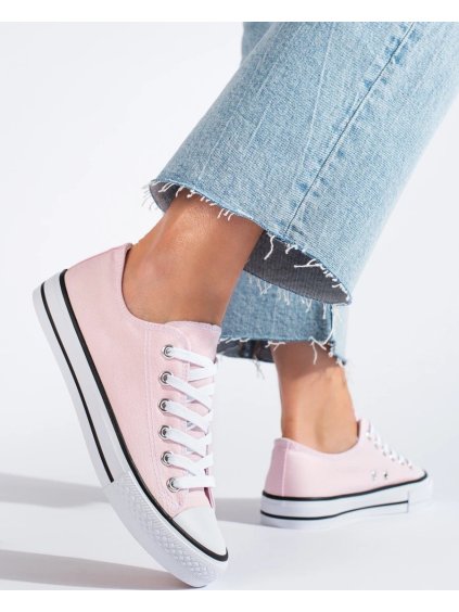 Dámske ružové nízke tenisky Vico